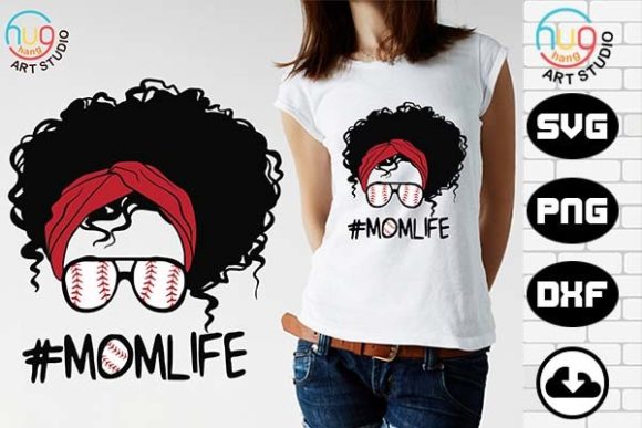 Baseball Mom Life Graphics for T-Shirt Designs