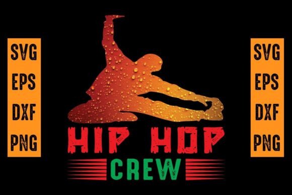 Hip Hop Crew SVG: Bold Graphics for T-Shirt Designs