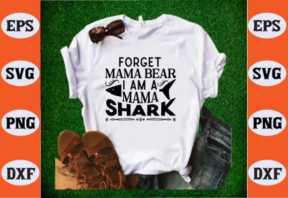 Mama Shark SVG: Bold Graphics for T-Shirt Designs