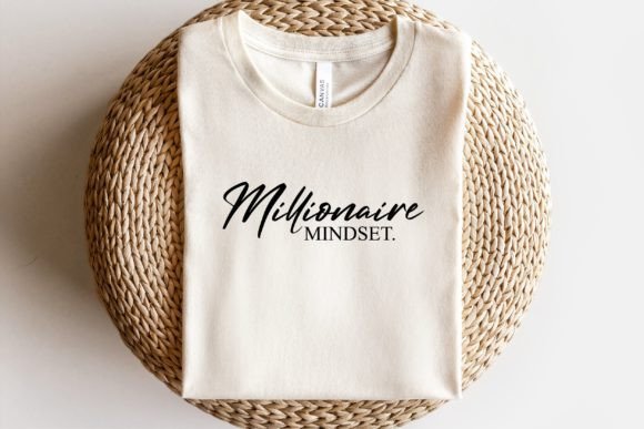 Millionaire Mindset Svg: Graphics for Print Templates