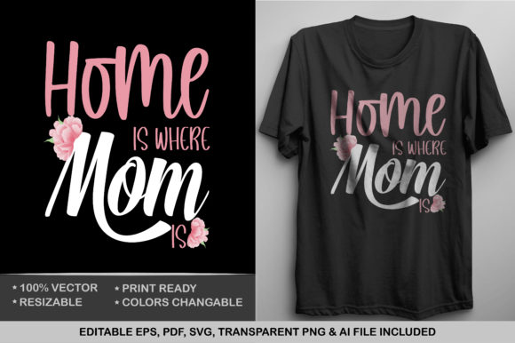 Mother’s Day T-shirt Design - Graphics & Print Templates