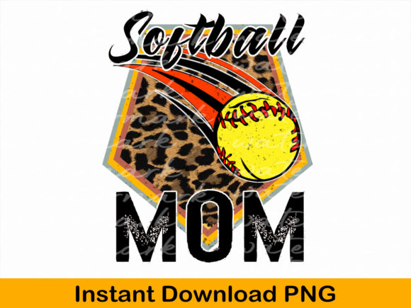Retro Softball PNG: Graphics for T-Shirt Designs