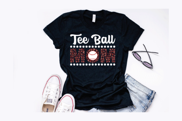 Tee Ball Mom Design: Graphics for T-Shirt Designs